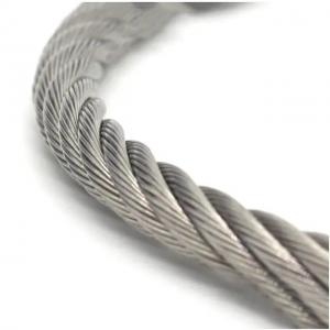 China Galvanized Swaged Wire Rope 6*26 IWRC Double Pressed Rope for Power Transmission on sale