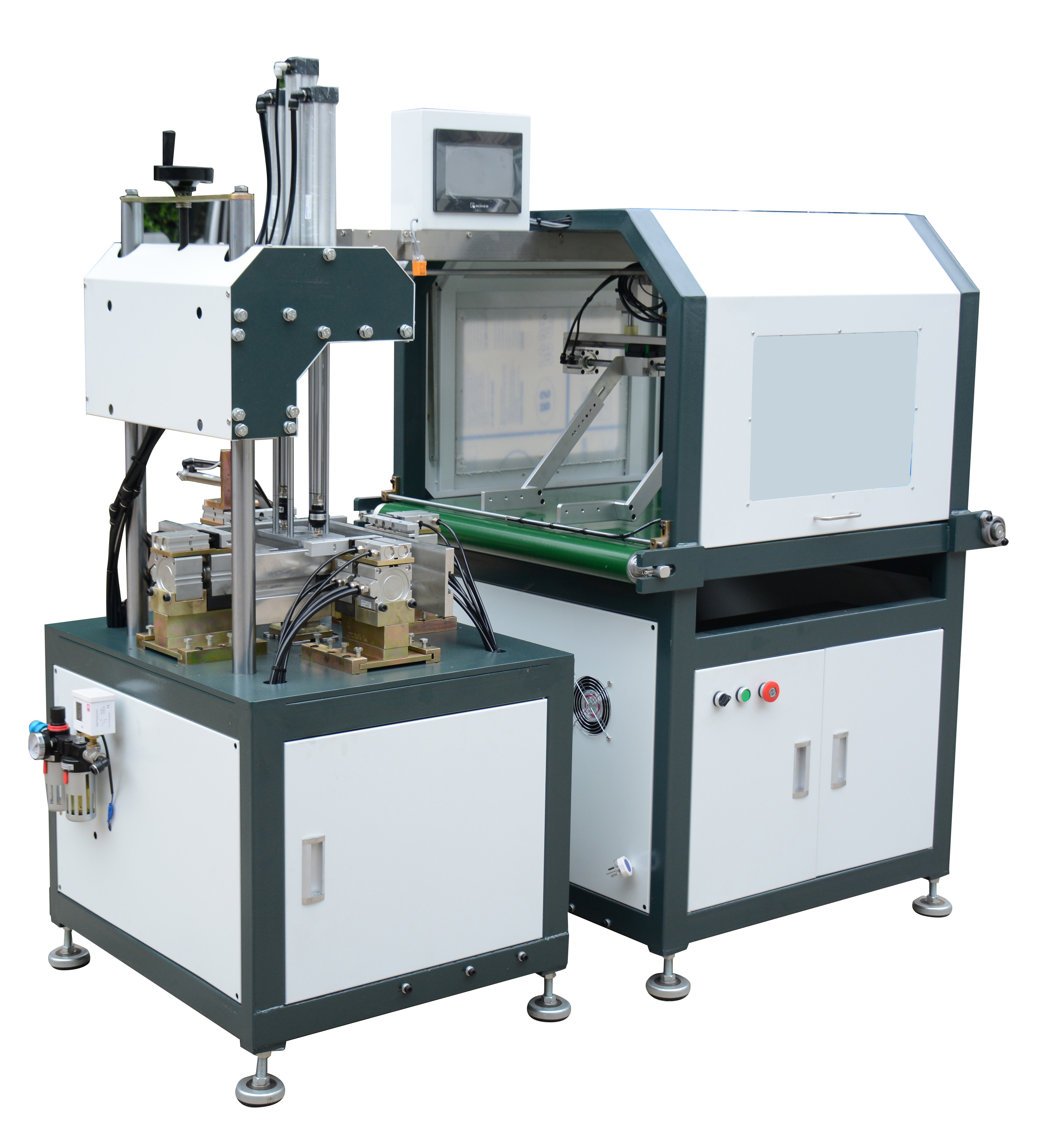 China Box Pressing Air Bubbles Machine With Manipulator wholesale