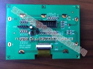 China Character Dfstn Blue 12864 LCD Display Module with White Backlight wholesale