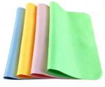 2018 hot selling velevt eyewear lens cleaning cloth with different colors to