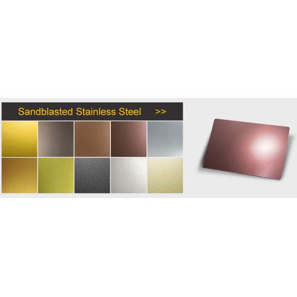 4 Inch Decorative Stainless Steel Panels PVD Coating Mirror Finish Sheet