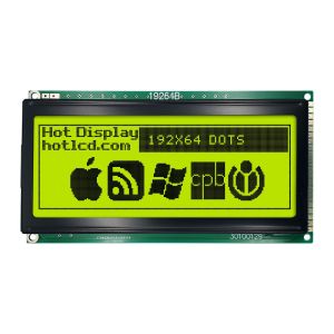 192X64 KS0108 Graphic LCD Module Display With White Backlight HTM19264B