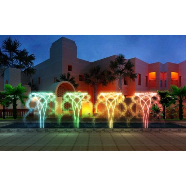 Modern Programmable Fountain Multimedia Control Super High Water Fountain