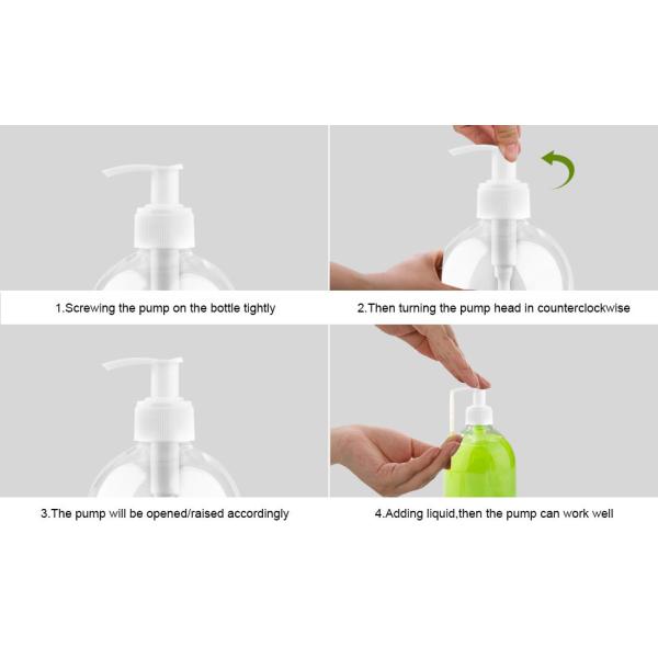 300ml Lotion Pump Bottle , Odm Soap Dispenser Bottle