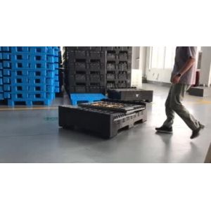 industry plastic pallet box large collapsible plastic container foldable