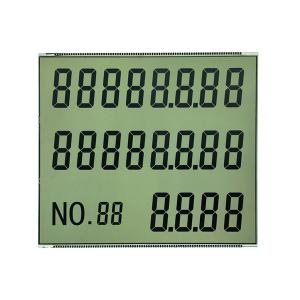 China HTN Seven Segment LCD Display With Metal Pin Connector OEM ODM wholesale