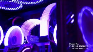 PSU Cable ARGB Two-Burner Lamp Platoon Style Extension Sleeved Cable Kit Custom Power Supply For Computer Gaming Case(24-Pin)