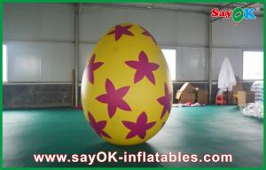 China Pvc Outside Inflatable Holiday Decorations Painted Decoration Egg wholesale