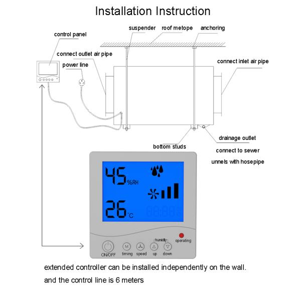 480L/D Factory Price Low Temperature Resistant Dehumidifier Big Capacity Greenhouse Laboratory Factory for Industrial