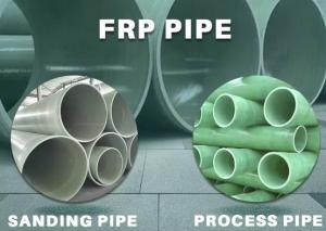 China Quality Frp Grp Acid Alkali Corrosion High Temperature Resistance Frp Plastics Process Pipes Round Pipeline Customized wholesale