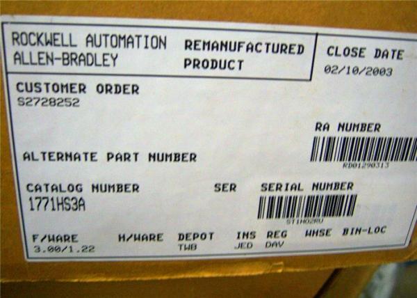Allen Bradley 1771-HS3A IMC-123 Digital Input Output Module Servo Controller PLC
