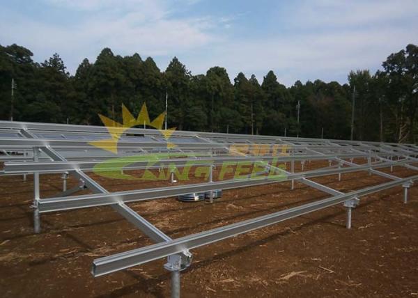 Quality Beautiful Appearance Solar Mounting Structure Time Saving Easy Installation for sale
