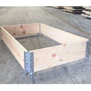Recyclable Wooden Crate Box Foldable Coaming Box Durable Surrounding Hoarding