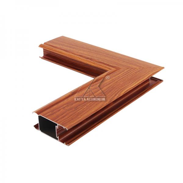 Quality Wood Grain Extruded Aluminum  Window And Door Profiles - Buy Aluminum Window And Door Profiles for sale