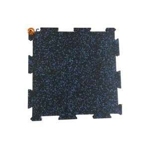 China Shock Resistant Fitness Rubber Flooring Mats Interlocking Durable For Gym wholesale