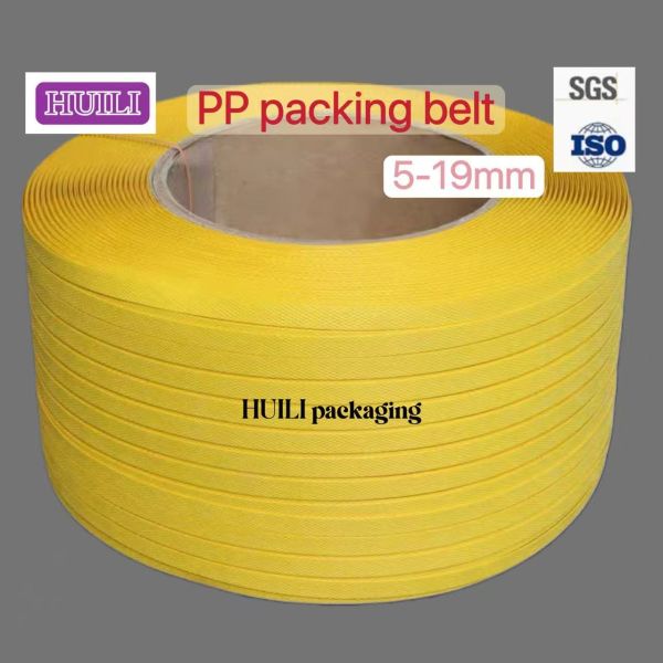 PP packing belt pp strapping band with super high breaking strength, suitable for packing heavy goods.