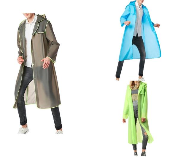 Quality Lightweight Pullover Rain Jacket , EVA Rain Jacket With Hood Any Size Available for sale