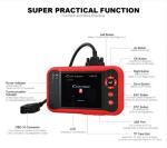 launch Creader professtional CRP 123 OBDII Code Reader Scanner 3.5' TFT LCD