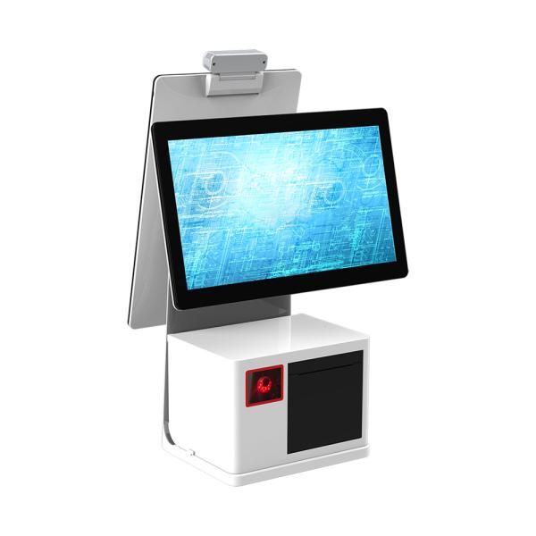 Quality New Arrival single screen 15.6 inch all in one android window system pos with scaner for sale