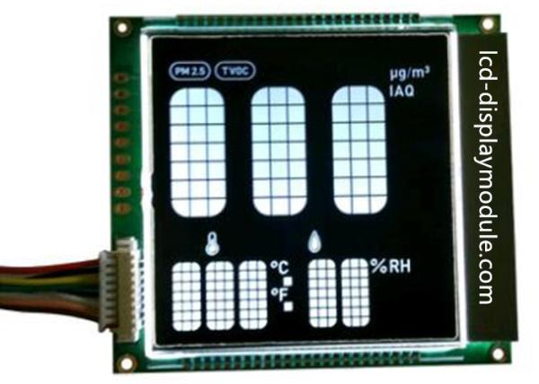 Quality White Backlight VA COG LCD Module Display Transmissive Negative 3.3 V HT16C23 for sale