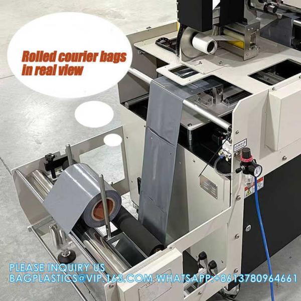 Courier Bags For Shipping Automatic Courier Packing Bag Single Side Pre-Opening Continuous Roll