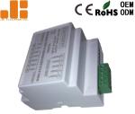 DIN Rail Version Rf Led Controller / Led Light Controller With ABS Material