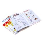 Soft Cover Saddle Stitching Custom CMYK Childrens Handle Workbook Printing