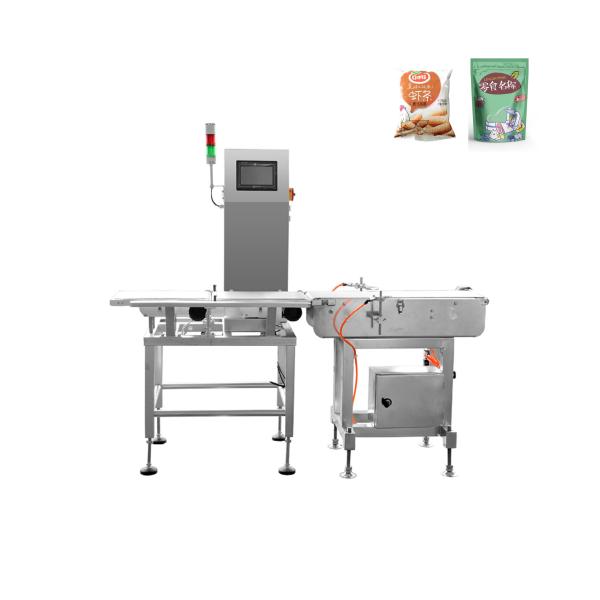 Quality Automatic 304ss Frame Check Weigher Machine With Air Blow Rejection for sale