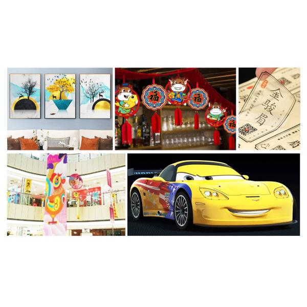 Photo Printer Outdoor Indoor Double Four Head Color Advertising Leather Photo Machine I3200 Inkjet Printer