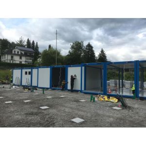 Workers accommodation prefab mobile container house steel modular housing