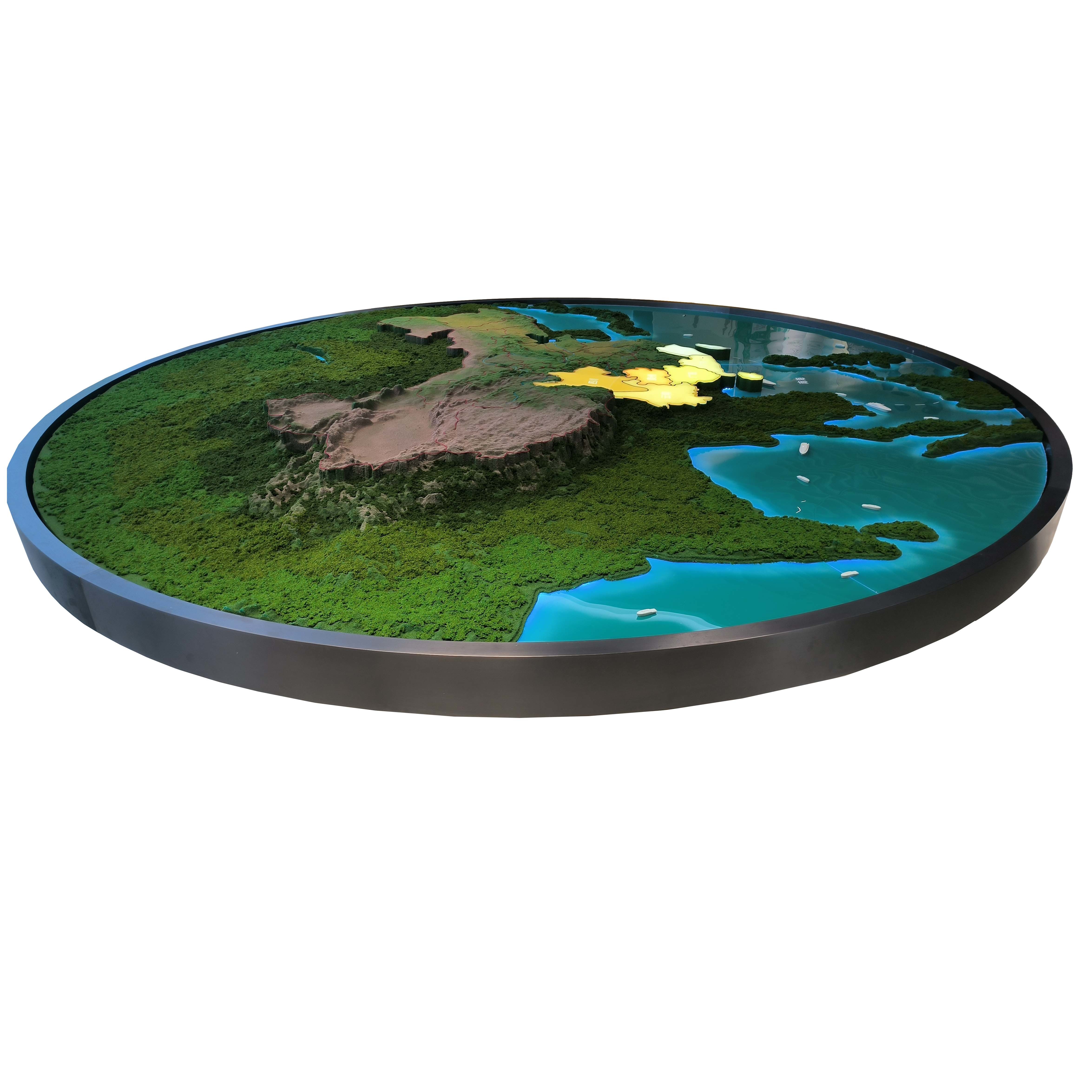 1:50 1:100 1:500 Map Models Mountains Landform Model For Countries And Regions