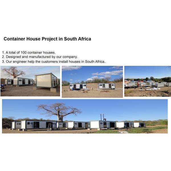 Quick Assembly Prefabricated Container House 20ft with Galvanized Steel Frame