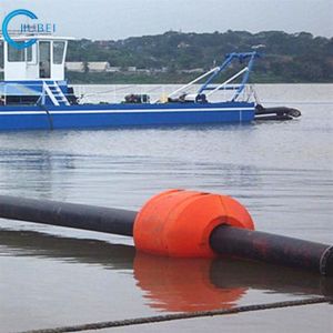China Mud / Sand / Slurry Plastic Dredging Pipe Floats With Foam Filled wholesale