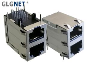 Ethernet Hubs LAN RJ 45 Connector 2 X 1 Stacked Rj45 Double Connector