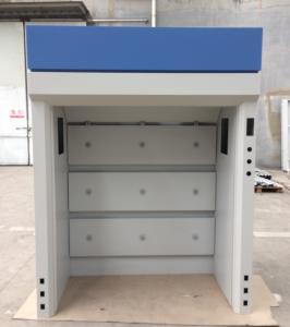 China All Steel Laboratory Fume Cabinet Walk-in Fume Cupboard CE certificated Floor Mounted Lab Fume Hood wholesale