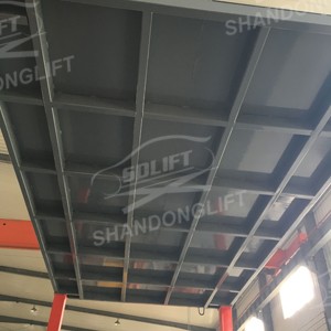 Blue Double Deck Car Parking System Explosion Proof Lock Valve