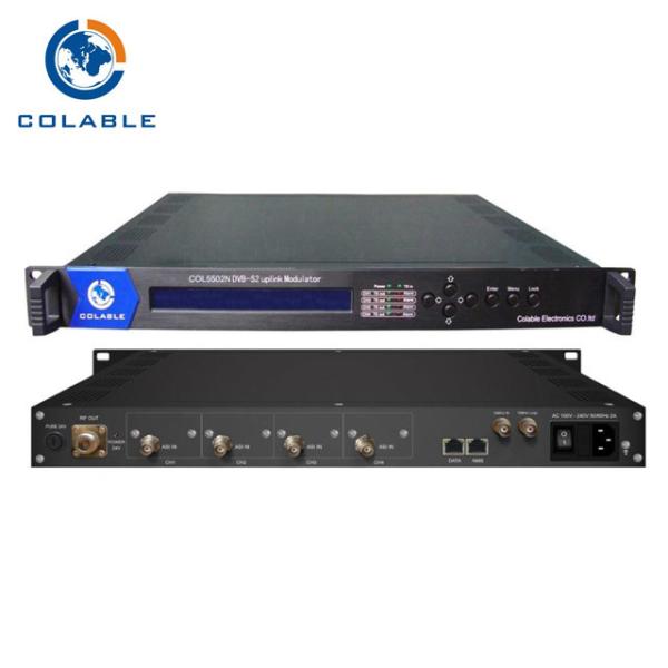Quality 4 ASI & IP To DVB S2 Modulator , Biss Descrambling APSK QPSK Modulator for sale