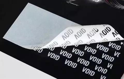 Quality Environmentally Friendly Void Self Adhesive Security Labels Dot Matrix Hologram for sale