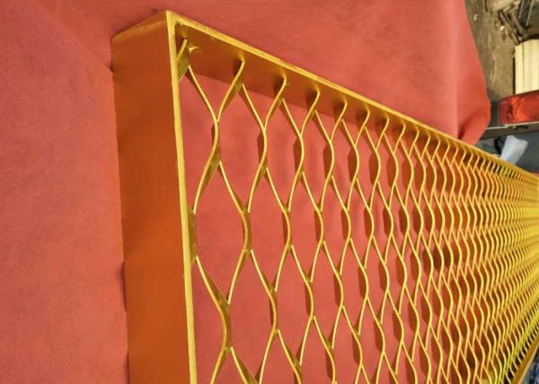 Quality Architecture Aluminum Screen Facade, Expanded Metal Mesh For Window Divider for sale