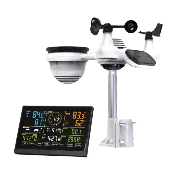 Quality LCD Display Wireless Automatic Weather Station Wireless Forecast Station For Forecasting for sale