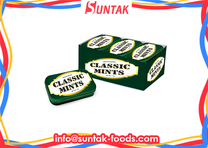 China Classic Fresh Breath Mints Dextrose Candy , Hot Chewable Ginger Tablets wholesale