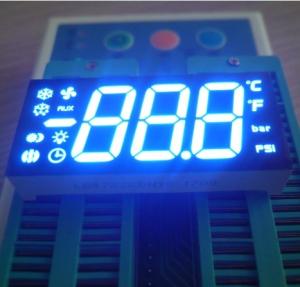China Customized Three Digit 7 Segment LED Display 47 X 22 X 9 mm Outer Dimensions wholesale