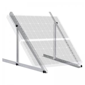China 150Mph Solar Panel Flat Roof Tilt Mount Up To 4
