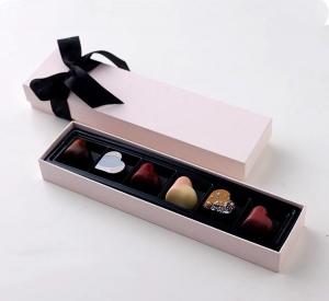 China Wedding Printing Packaging Box Bonbon Gift Box With Ribbon Tie wholesale