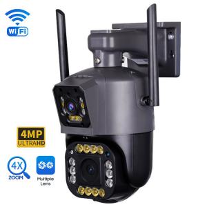 China Auto Tracking Outdoor PTZ Camera 4X Zoom 4MP Smart Security Dome Type on sale