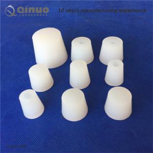 China Food Grade Lab Silicone Rubber Bung Stopper Small Rubber Plugs White Color wholesale