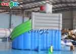 Inflatable Bouncy Slides Custom Backyard Robot Themed Inflatable Water Slide
