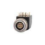 B Series Z12 4Pin Double Nut Fixed Angle Socket 90° Angled Double Nut Fixed For