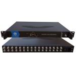 Multiplex Scrambler DVB - S2 To QAM Modulator 16 Channels COL5416TC