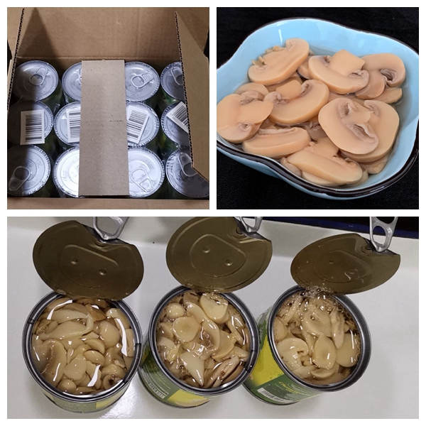 Salt Canned Champignon Mushroom